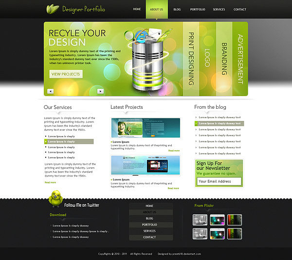 國外優秀網頁設計作品欣賞